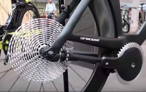 Инженеры создали велосипед без цепи! Эффективность новой трансмиссии составляет 99%! (ВИДЕО)
