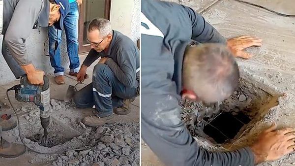 Люди почули що під землею хтось плаче і наполягли, щоб працівники розкрили бетонну підлогу… Цим вони врятували багато життів! (ФОТО,ВІДЕО)