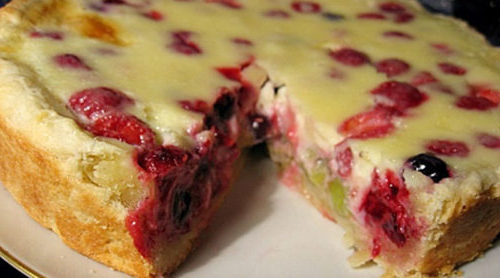 Cмачнющий заливний пісочний пиріг з ягодами. Готувати простіше простого, впорається навіть недосвідчена господиня!