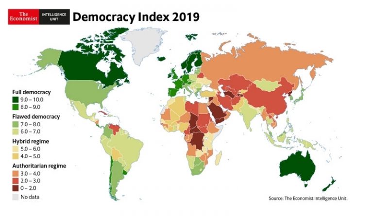 Індекс демократії! Україна змінила позицію в рейтингу!