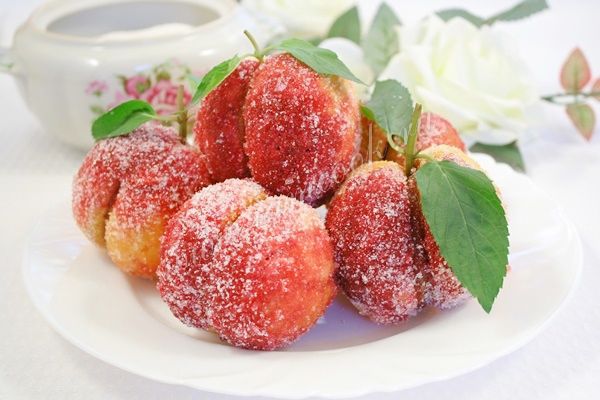 Дуже смачні та красиві тістечка “Персики” родом з дитинства!